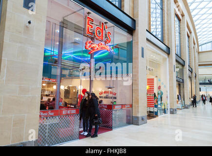 Eds facile Diner cafe ristorante, Cambridge Regno Unito Foto Stock