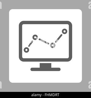 Icona di monitoraggio Foto Stock