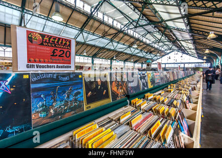 Cardiff il mercato coperto, nel Galles del Sud. Foto Stock