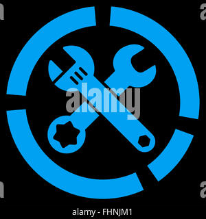 Strumenti Icona schema Foto Stock