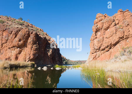 Glen Helen Gorge, West Macdonnell Ranges, Northern Territory, Nt, Australia Foto Stock