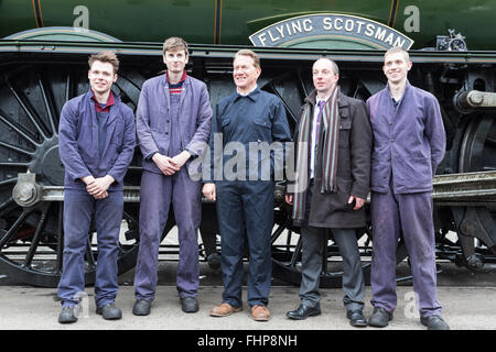 Il Flying Scotsman, National Railway Museum di York Foto Stock