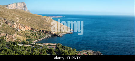 San Vito Lo Capo vista mare e sole Foto Stock