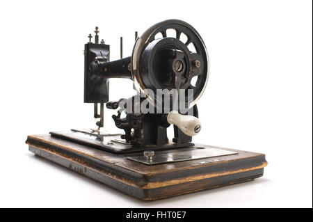 Vecchia macchina da cucire Foto Stock