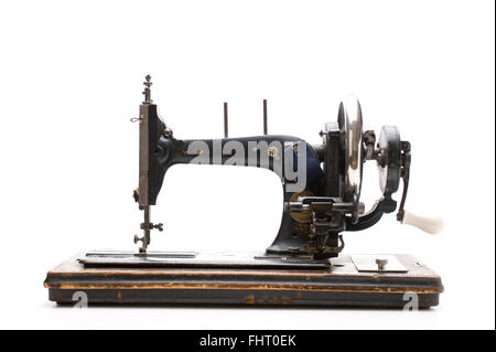 Vecchia macchina da cucire Foto Stock
