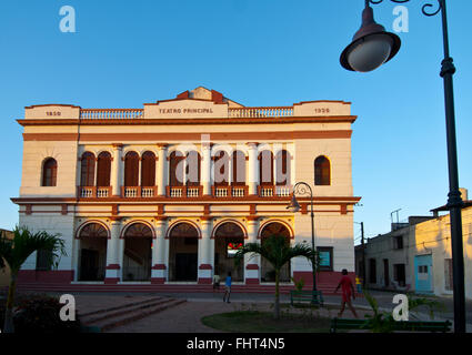 Teatro Pricipal, Camagüey, Cuba Foto Stock