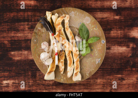 Pizzastick, stile rustico. Foto Stock