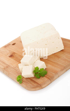 Sfondo di tofu. Foto Stock