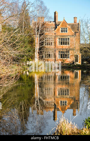 Alloggi per studenti a Emmanuel college, università di Cambridge, Inghilterra, fondata da Mildmay nel sedicesimo secolo.. Foto Stock