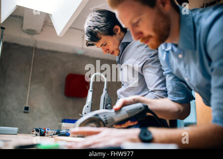 Falegnami la lavorazione del legno e di essere creativi Foto Stock