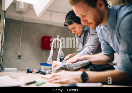 Falegnami la lavorazione del legno e di essere creativi Foto Stock