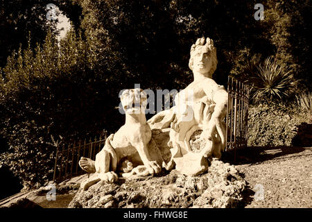 Giardini mitologica a Collodi Foto Stock