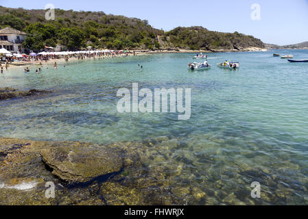 Sour la spiaggia di Armação dos Búzios - Regione dei Laghi Foto Stock