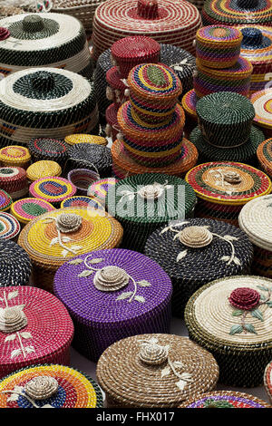 Basketry la prossima vendita Gunga Beach nella barra de Sao Miguel Foto Stock