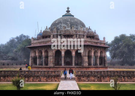 Isa Khan Niyazi Tomba di Delhi, India, Asia Foto Stock