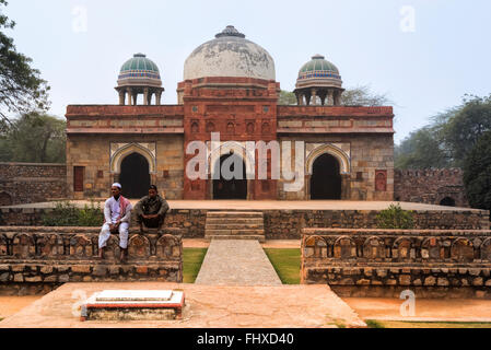 Isa Khan's moschea, Delhi, India, Asia Foto Stock