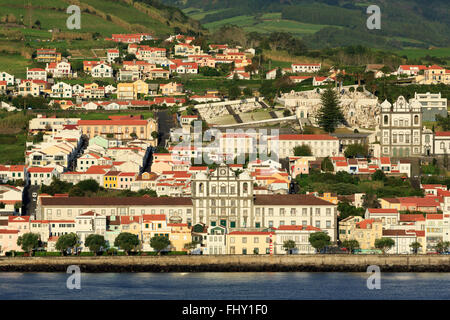 Horta, isola di Faial, Azzorre, Portogallo, Europa Foto Stock