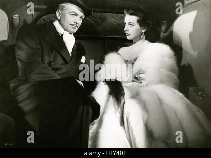 L'attrice Hedy Lamarr e John Loder in Dishonored Lady film, USA 1947 Foto Stock