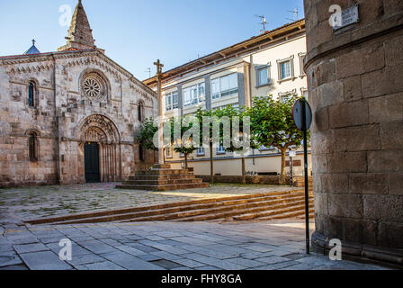 Colegiata de Santa Maria del Campo, la città di La Coruña, Galizia, Spagna Foto Stock