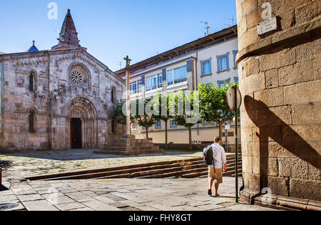 Colegiata de Santa Maria del Campo, la città di La Coruña, Galizia, Spagna Foto Stock