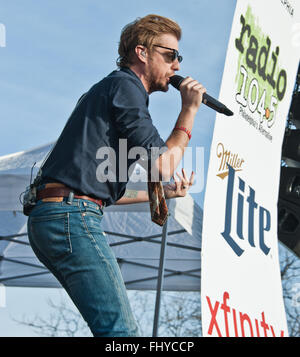 Philadelphia, Pennsylvania, USA. Il 31 gennaio, 2016. Andrew McMahon esegue a Radio 1045 Inceppamento Invernali 2016 a XFINITY Live! Foto Stock