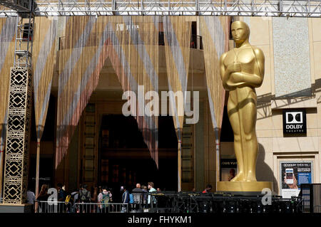 Hollywood, California, USA. Il 23 febbraio, 2016. Vantaggi per la 88Accademia annuale Premi al teatro Dolby. © Lisa O'Connor/ZUMA filo/Alamy Live News Foto Stock