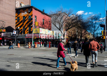 New York, NY - 26 Febbraio 2016 - St Marks posto nell'East Village Foto Stock