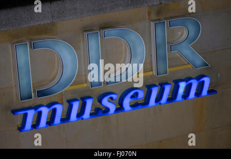 Markenname: "DR" museo di Berlino. Foto Stock