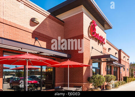 Chick-fil-Un ristorante in città sul lago, Florida. Chick-fil-a è America's top-rated quick-service restaurant. Foto Stock