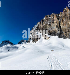 L'Italia, Rhemes-Notre-Dame, Benevolo, sci alpinismo Foto Stock