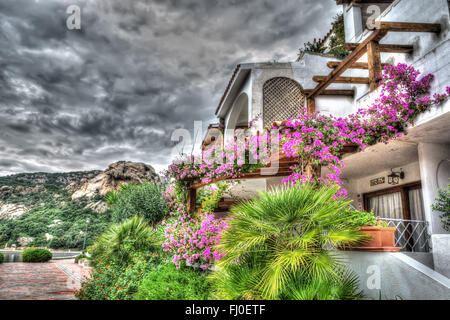 Scorcio di Poltu Quatu in hdr, Sardegna Foto Stock