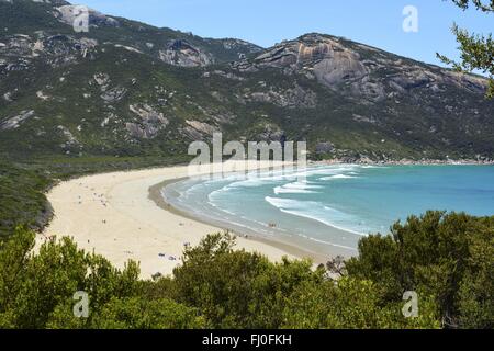 Norman Bay beach in Wilsons Promontory National Park Foto Stock