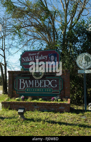 Bamberg South Carolina USA Foto Stock