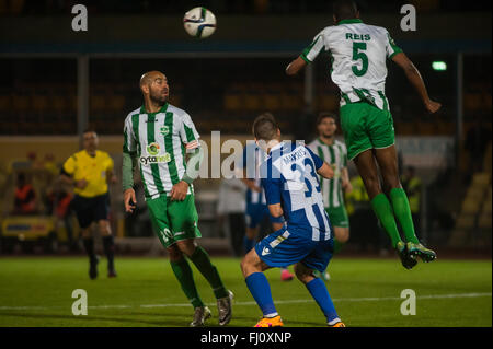 Aris FC Limassol v FC Anorthosis Famagusta 0-0,27/02/2016 Foto Stock