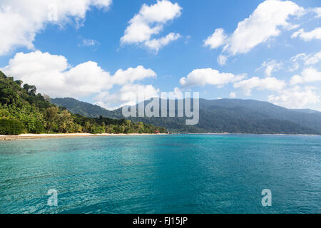 Isola di Tioman è una splendida isola tropicale della costa orientale della penisola malese. Foto Stock