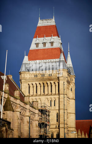 Università di Manchester Whitworth hall University di Manchester GB UK Gran Bretagna British Regno Unito Europa Western Eur Foto Stock