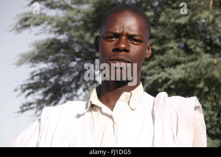 Ritratto di Harratin uomo in Nouakchott, Mauritania Foto Stock