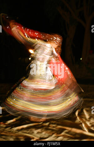 Rajasthani tradizionale spettacolo di danza in Jodhpur, India Foto Stock