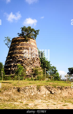 Rovine di canna da zucchero Mill, Antigua Foto Stock