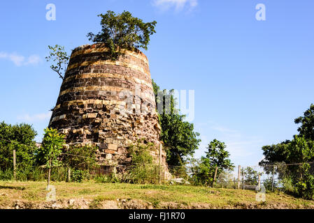 Rovine di canna da zucchero Mill, Antigua Foto Stock