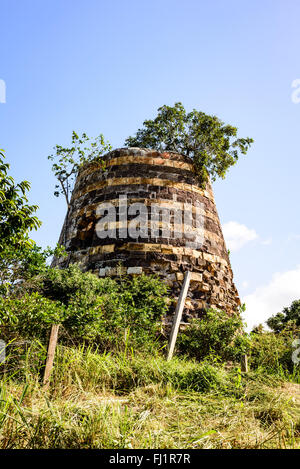 Rovine di canna da zucchero Mill, Antigua Foto Stock