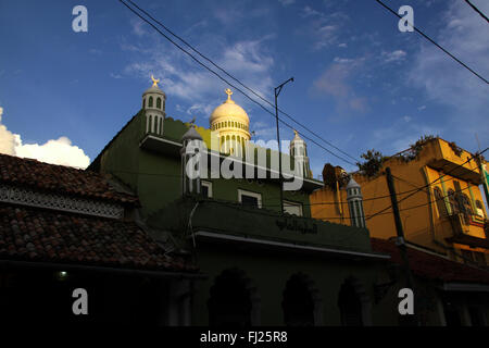 Moschea nel forte di Galle, Sri Lanka Foto Stock