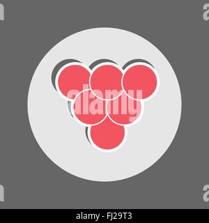 Caviale rosso pasto cibo illustrazione. Il menu del ristorante icona piatta. Vettore illustrazione digitale. Illustrazione Vettoriale