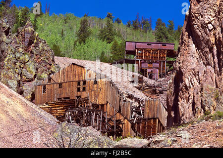 La mia laurea in CREEDE COLORADO argento dove è stata minata fino al 1985 Foto Stock