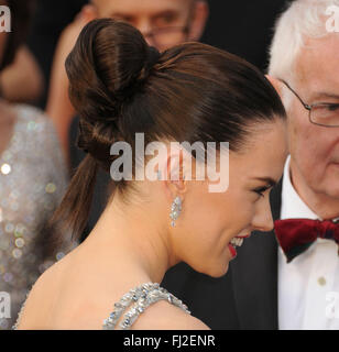 Hollywood, CA, Stati Uniti d'America. 28 Feb, 2016. Daisy Ridley. 88Th annuale di Academy Awards presentato dall'Accademia delle Arti e delle scienze cinematografiche tenutosi a Hollywood & Highland Center. Photo credit: Byron Purvis/AdMedia Credito: Byron Purvis/AdMedia/ZUMA filo/Alamy Live News Foto Stock