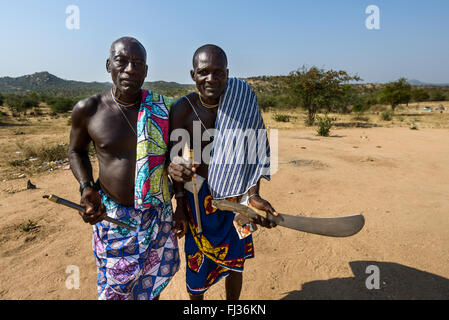 Le popolazioni tribali dell Angola, Africa Foto Stock