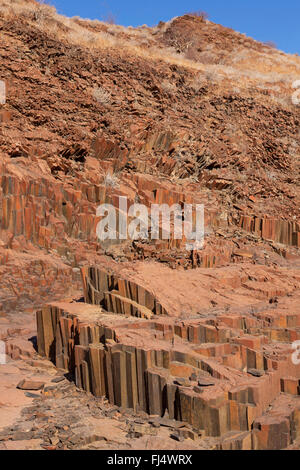 Organo a canne, basalto colonnare, Namibia, Khorixas Foto Stock