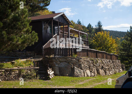 Lo Chalet de L'Albère sulla GR10 nei Pirenei orientali, Francia. Foto Stock