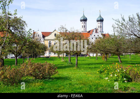 Abbazia di Benediktbeuern, in Germania, in Baviera, Alta Baviera, Baviera superiore Foto Stock