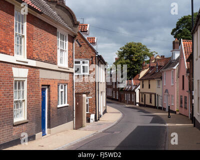 Northgate storico nel mercato comune di Beccles nel Suffolk, Inghilterra Foto Stock